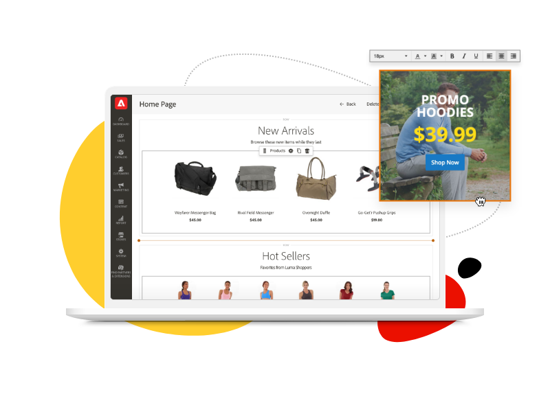 Adobe Commerce's Home Page
