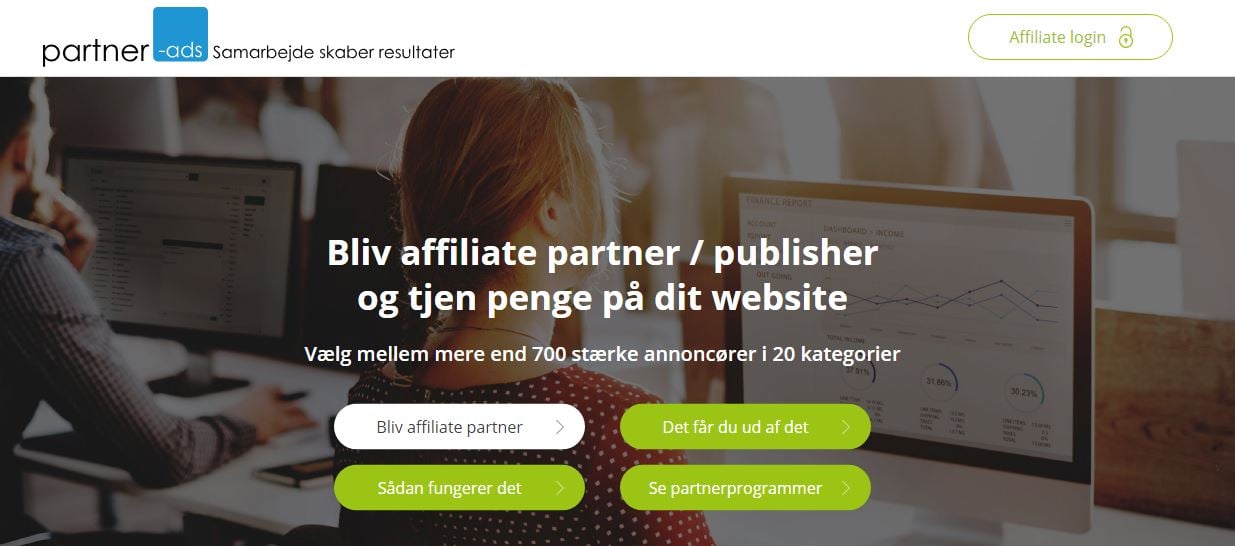 partner ads homepage
