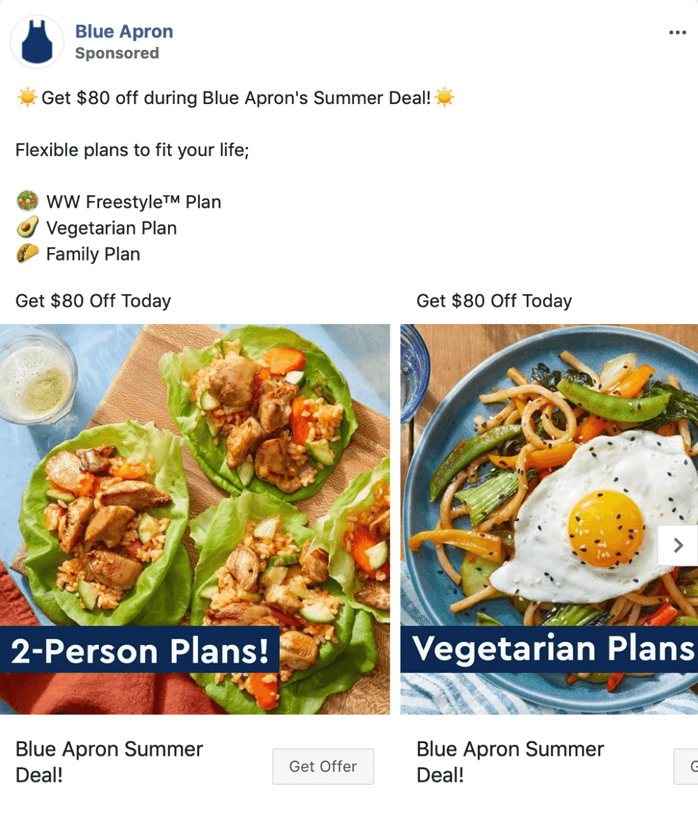 blue apron facebook