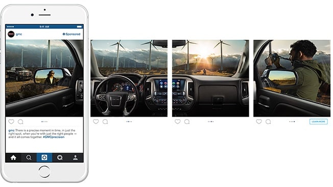 instagram carousel ad