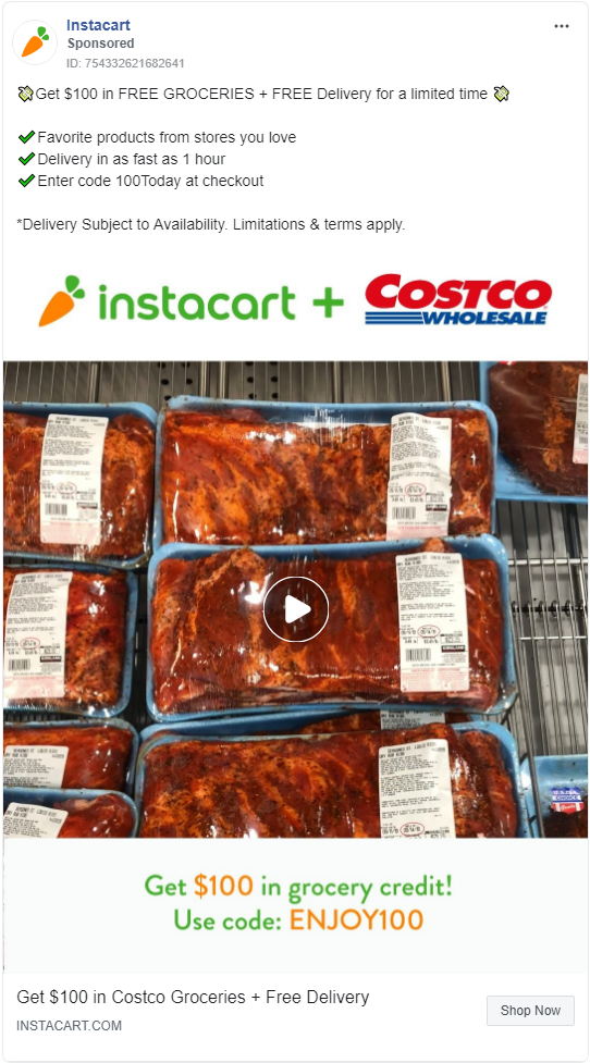 instacart-facebook-ad