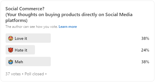 LinkedIn Poll