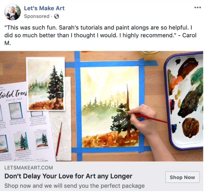 lets make art facebook