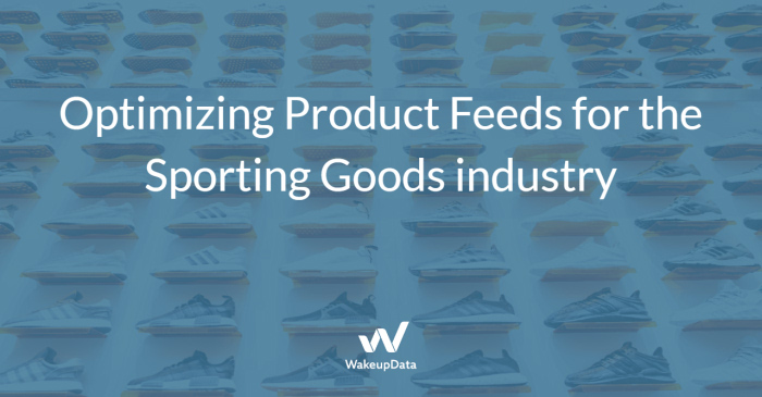 Optimizing Product Feeds for the Sporting Goods industry