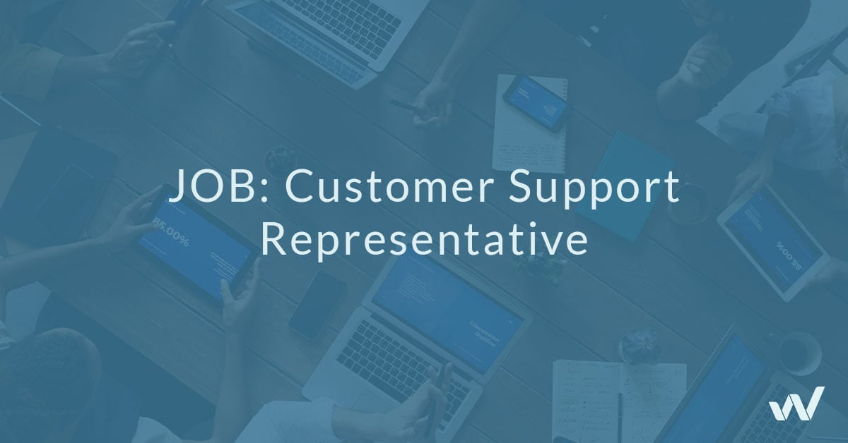 JOB: Customer Support Representative