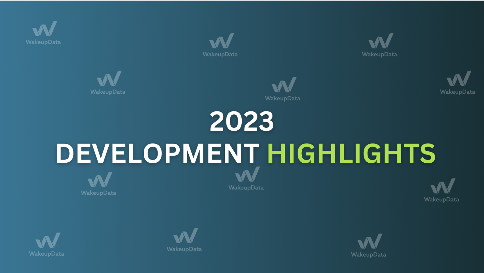 2023 Development Highlights Part 1