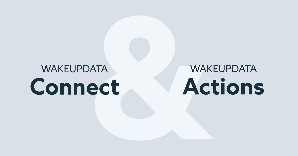 WakeupData product update June 2021