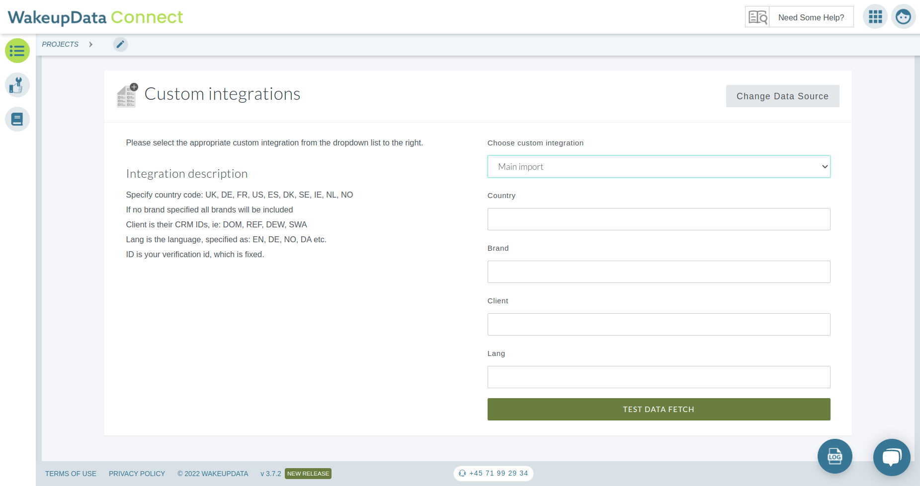 Custom integrations